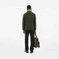 Quilted Nylon Barn Jacket in Shale green - Men | Burberry® Official
