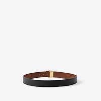 Leather Reversible TB Belt in Black/tan/light gold - Men | Burberry® Official