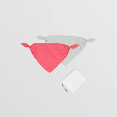 Cotton Jersey Two-piece Baby Gift Set in MULTICOLOUR Miscellaneous