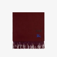 Reversible Cashmere Scarf in Oxblood/pansy | Burberry® Official