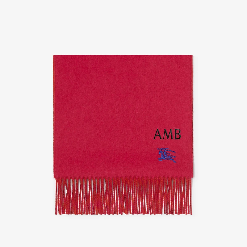 Reversible Cashmere Scarf in Tart/roux | Burberry® Official