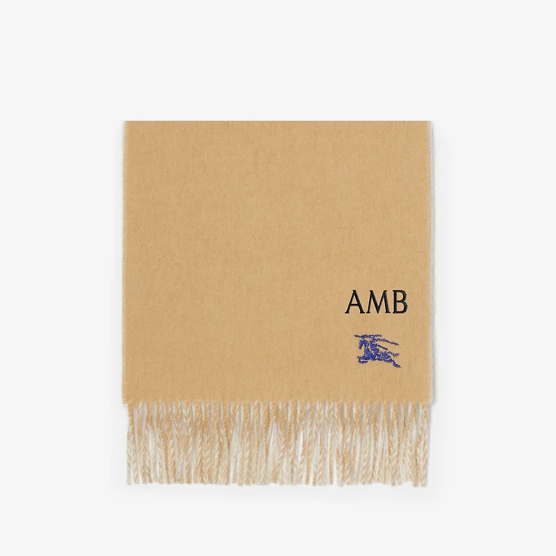 Reversible Cashmere Scarf in Sand/neutral | Burberry® Official