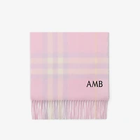 Check Cashmere Scarf in Fondant | Burberry® Official