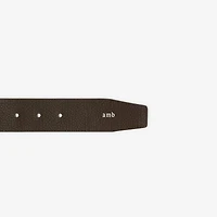 Reversible Check B Buckle Belt in Sand/military/silver - Men | Burberry® Official