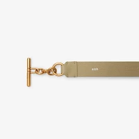 Leather Ring Belt in Hunter - Women | Burberry® Official