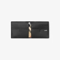 Cotswolds Bifold Wallet​ in Black - Men, Leather | Burberry® Official