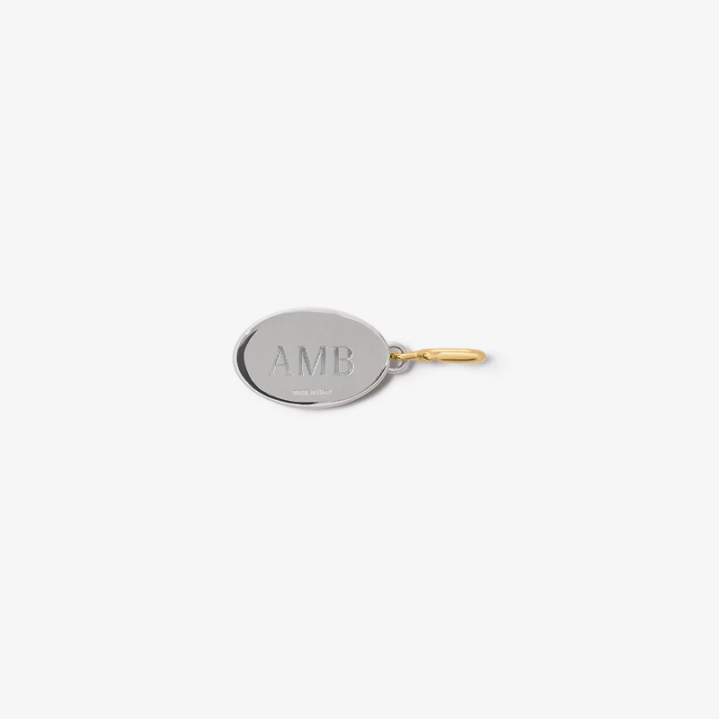 Knight Stamp Enamel Charm in Sash purple/silver - Women | Burberry® Official