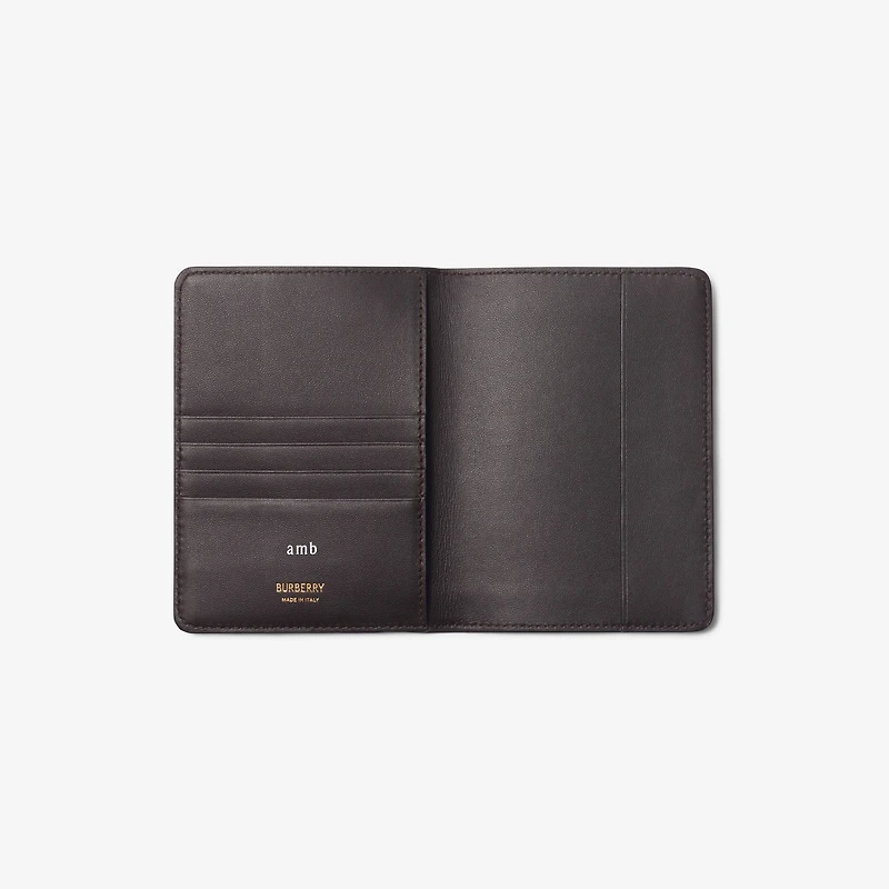 Highlands Passport Holder in Sand - Women | Burberry® Official