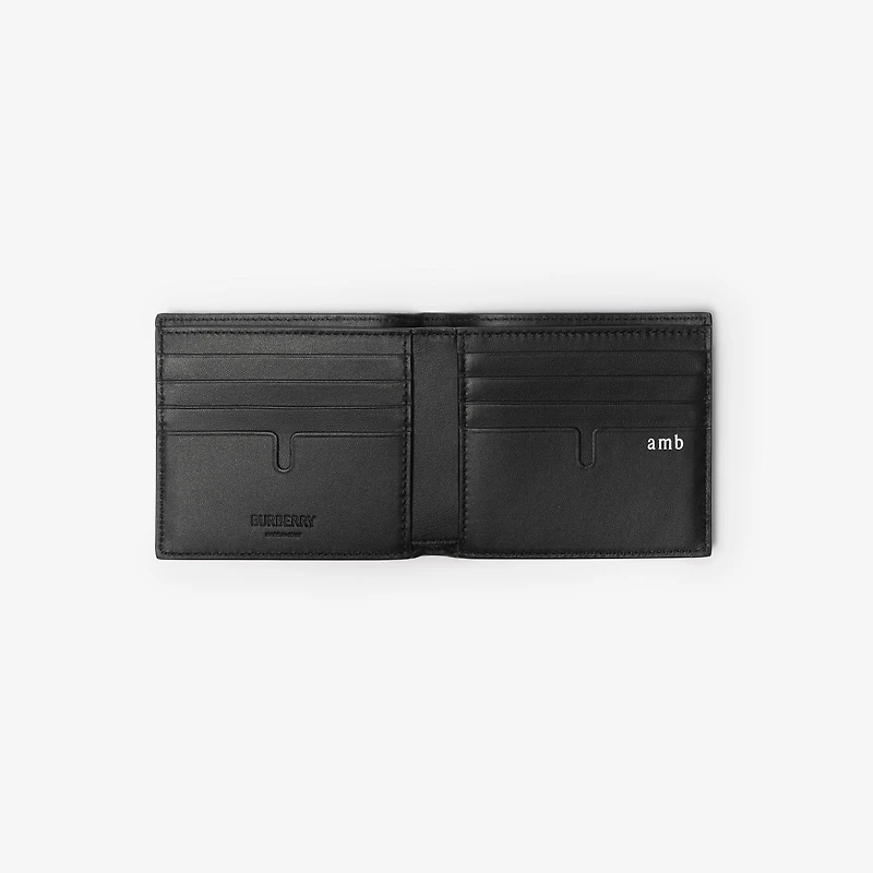 EKD Bifold Wallet​ in Black - Men | Burberry® Official