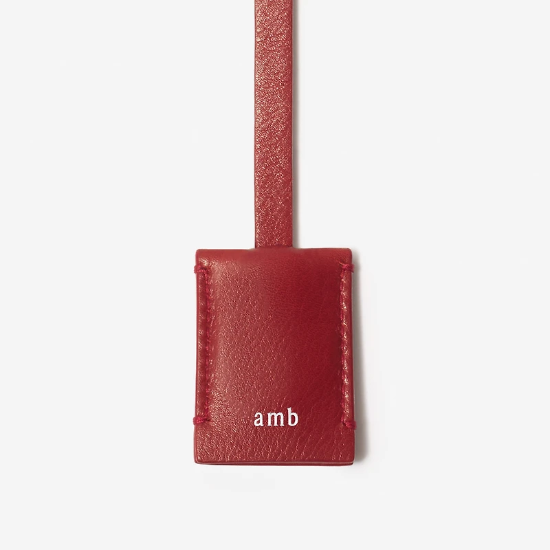 Mini Freya Tote in Archive beige/ruby red - Women | Burberry® Official