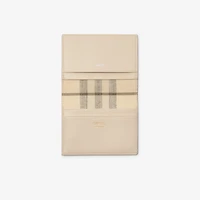 Bloomsbury Folding Card Case​ in Soap beige/light beige - Women | Burberry® Official