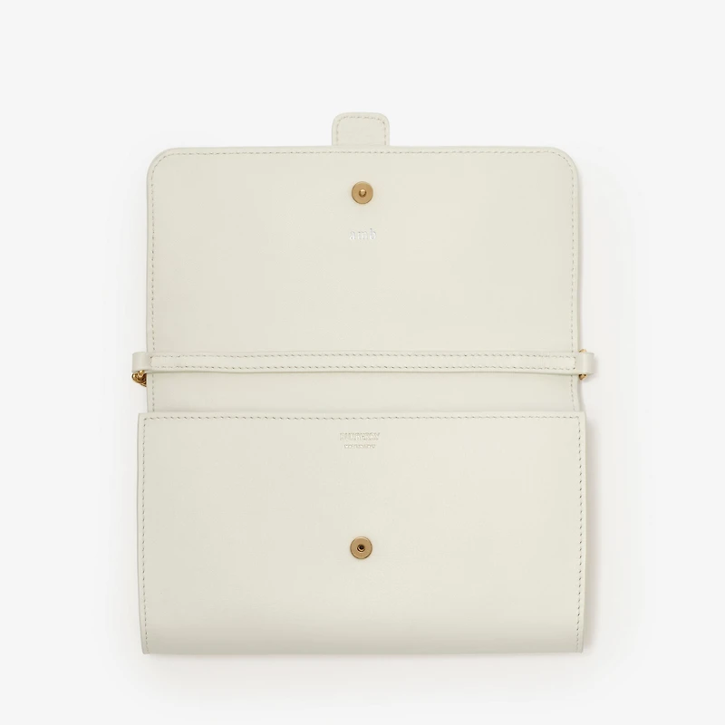 Rider Chain Strap Wallet in Soap - Women, Leather | Burberry® Official