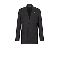 Jacket with Bee Brooch