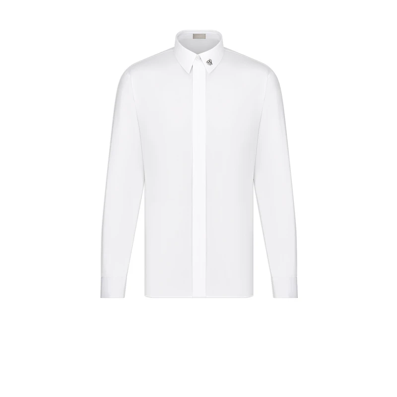 Shirt with Embroidered Bee Jewel