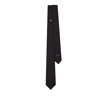 Tie with Bee Motif
