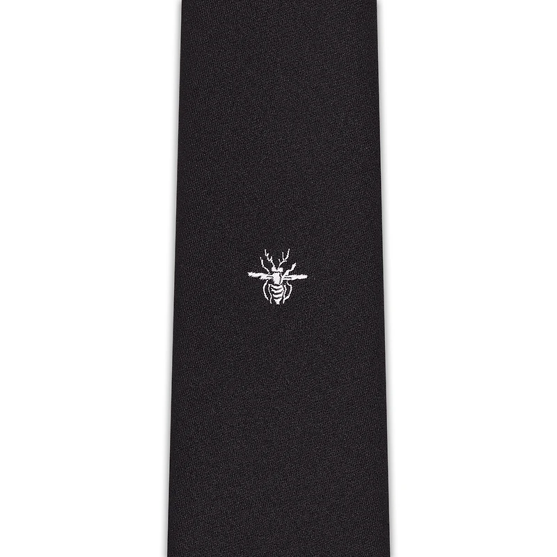Tie with Bee Motif
