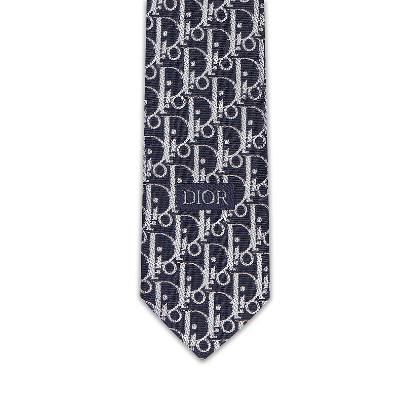 Striped Dior Oblique Tie