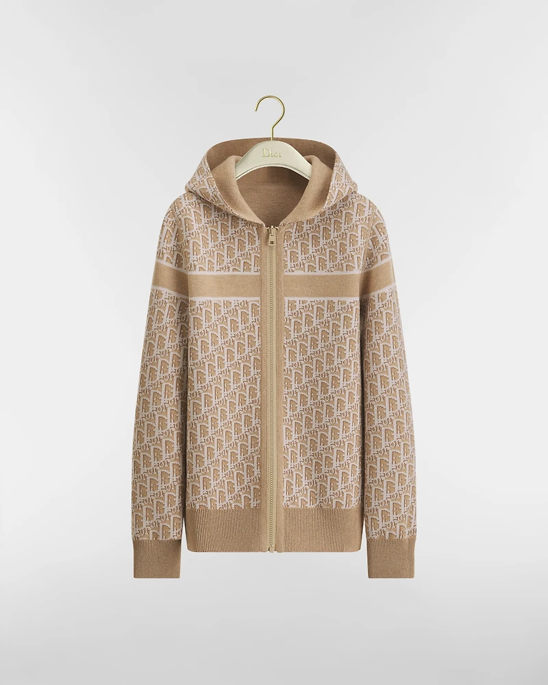 Reversible Zipped Cardigan with Hood