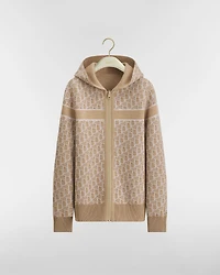 Reversible Zipped Cardigan with Hood