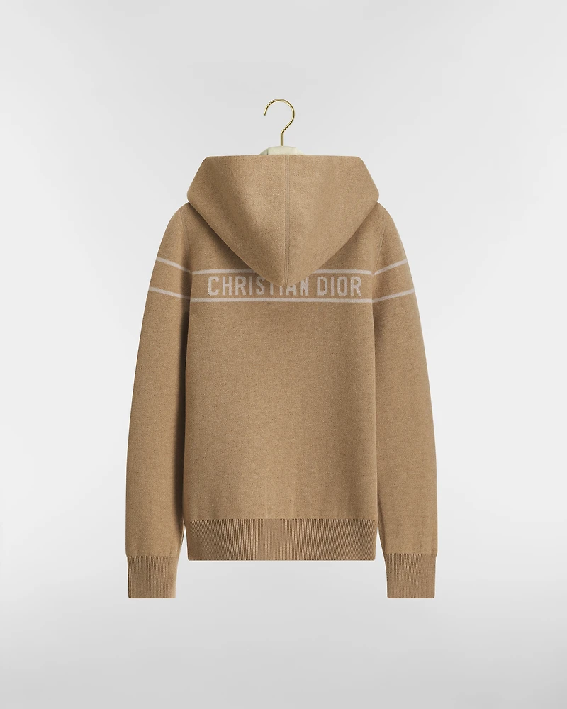 Reversible Zipped Cardigan with Hood
