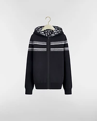 Reversible Zipped Cardigan with Hood