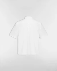 Cropped Button-Up Blouse