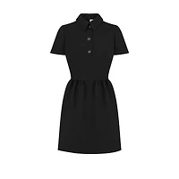 Fitted Dress with CD Buttons
