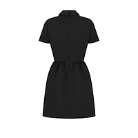 Fitted Dress with CD Buttons