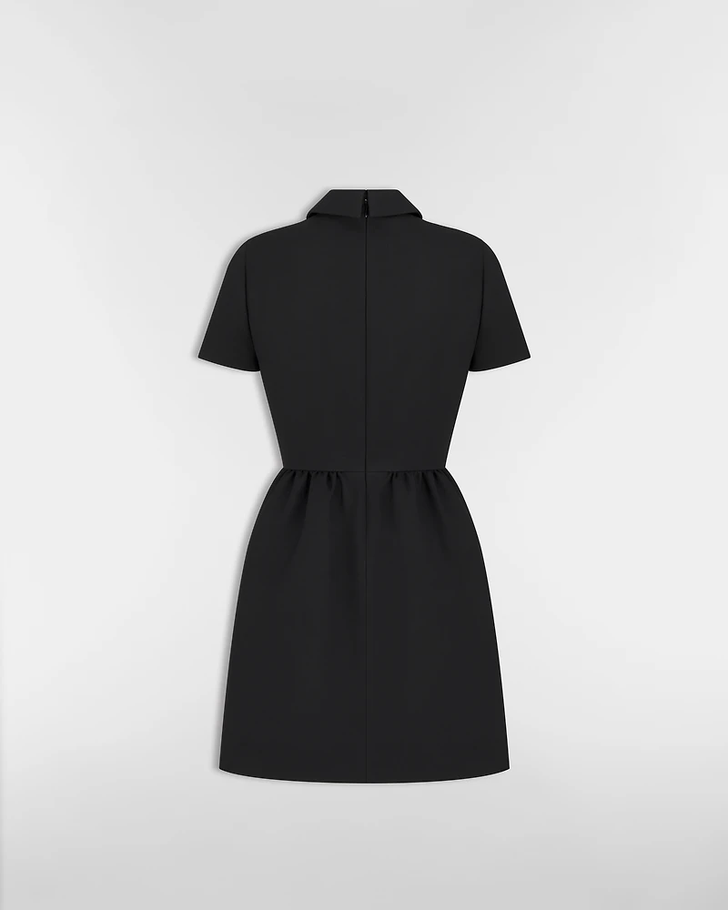 Fitted Dress with CD Buttons