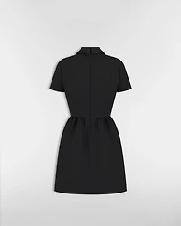 Fitted Dress with CD Buttons