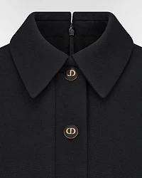 Fitted Dress with CD Buttons