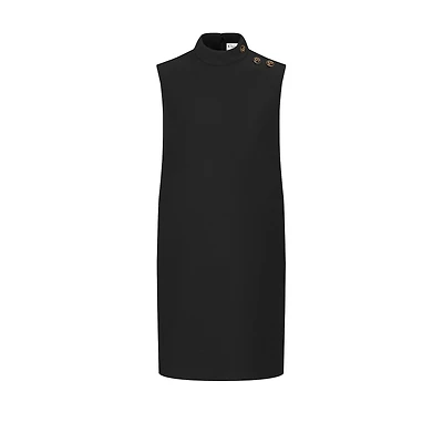 Short Dress with CD Buttons