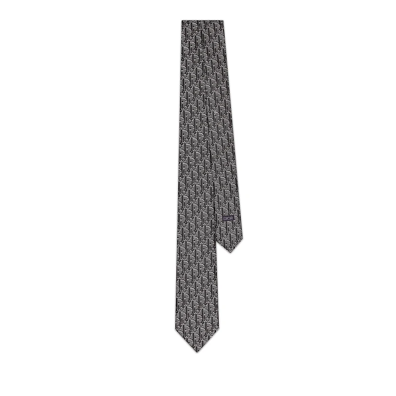 Dior Oblique Pixel Tie