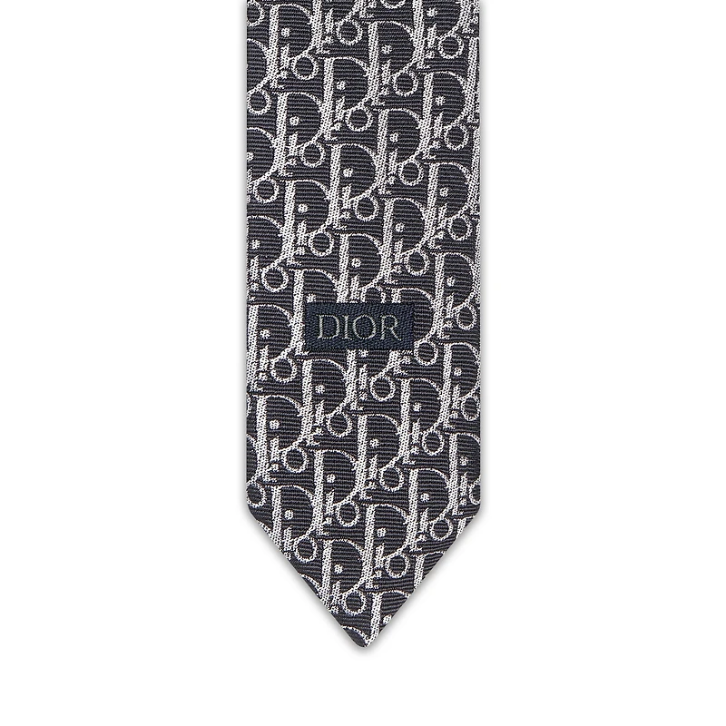 Striped Dior Oblique Tie