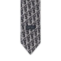 Striped Dior Oblique Tie