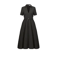 Mid-Length Belted Dress