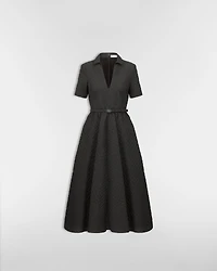 Mid-Length Belted Dress