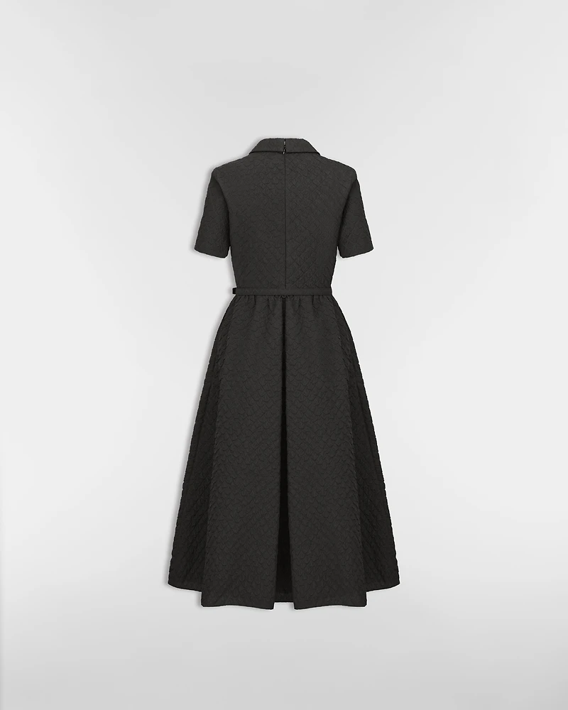 Mid-Length Belted Dress