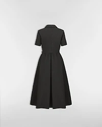 Mid-Length Belted Dress