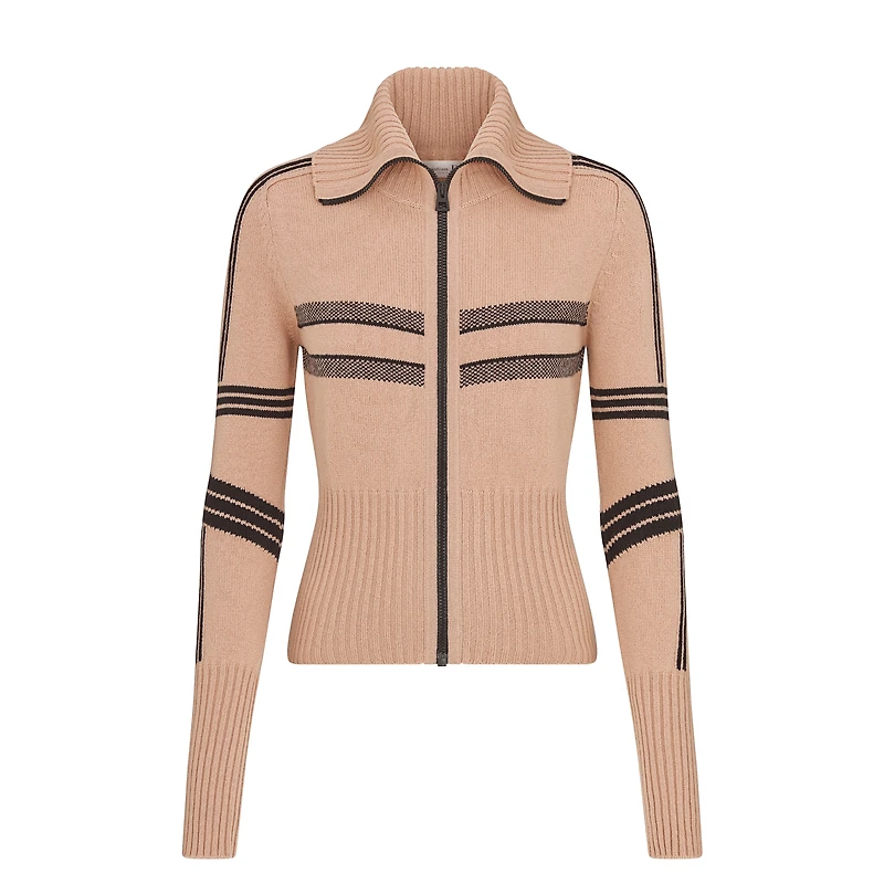 DiorAlps Mock Neck Cardigan