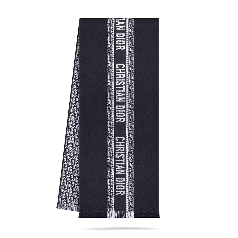 Dior Oblique University Reversible Scarf