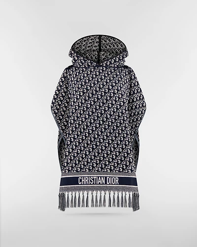Dior Oblique Hooded Poncho