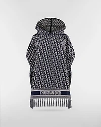 Dior Oblique Hooded Poncho