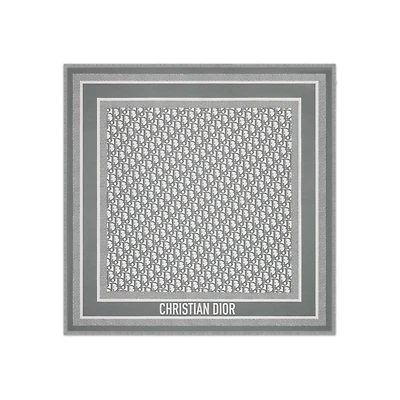 Dior Oblique Diortwin 70 Square Scarf