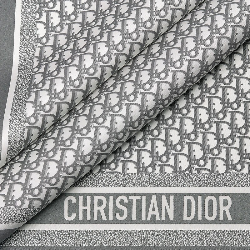Dior Oblique Diortwin 70 Square Scarf