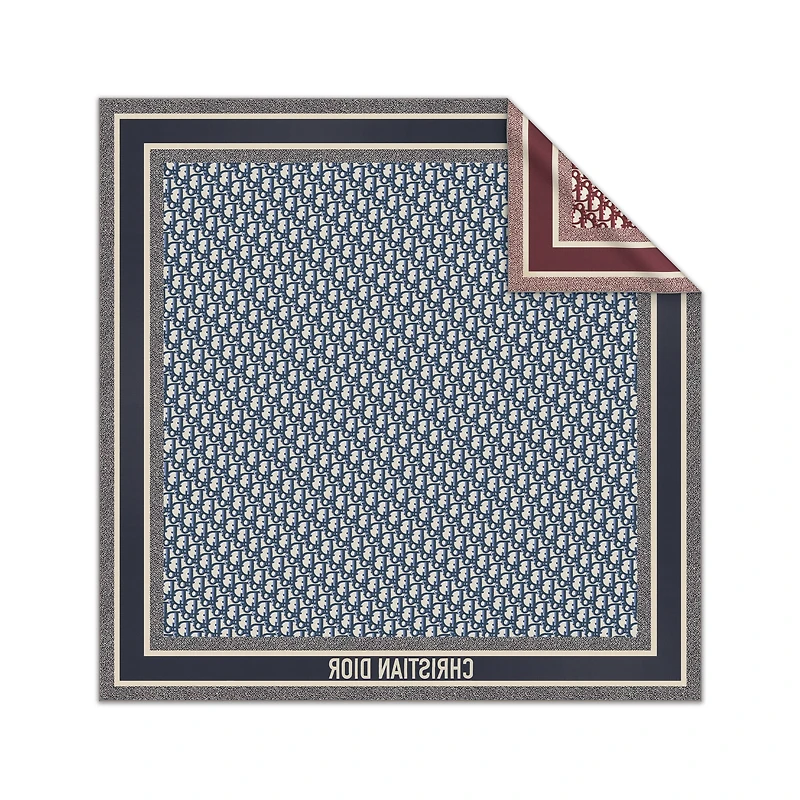 Dior Oblique Diortwin 90 Square Scarf