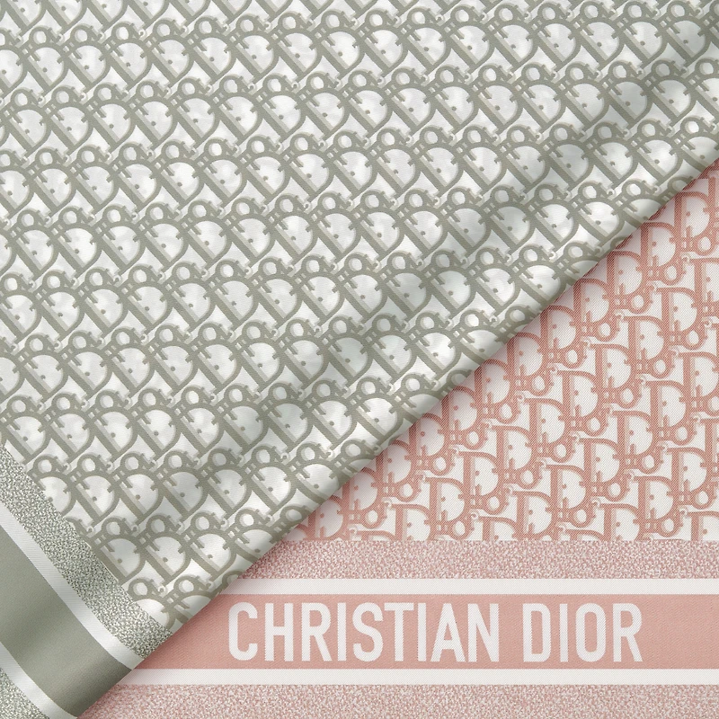 Dior Oblique Diortwin 90 Square Scarf
