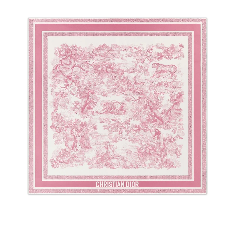 Dioriviera Toile de Jouy Sauvage 90 Square Scarf