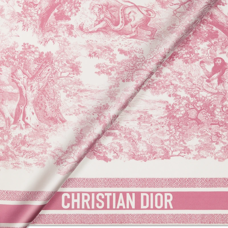 Dioriviera Toile de Jouy Sauvage 90 Square Scarf