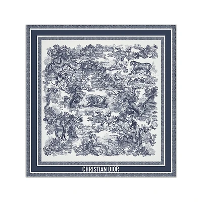 Toile de Jouy Sauvage 90 Square Scarf